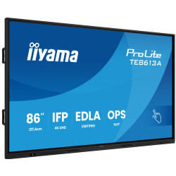 monitor led 86" iiyama prolite te8613a-b2ag 4k ultra hd