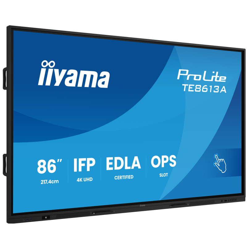 monitor led 86" iiyama prolite te8613a-b2ag 4k ultra hd
