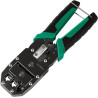 pinza crimpatrice logilink wz0079 multifunzione 6in1 verde-nero