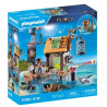 set da gioco playmobil 71792 pirates porto pirata e rifugio con prigioni