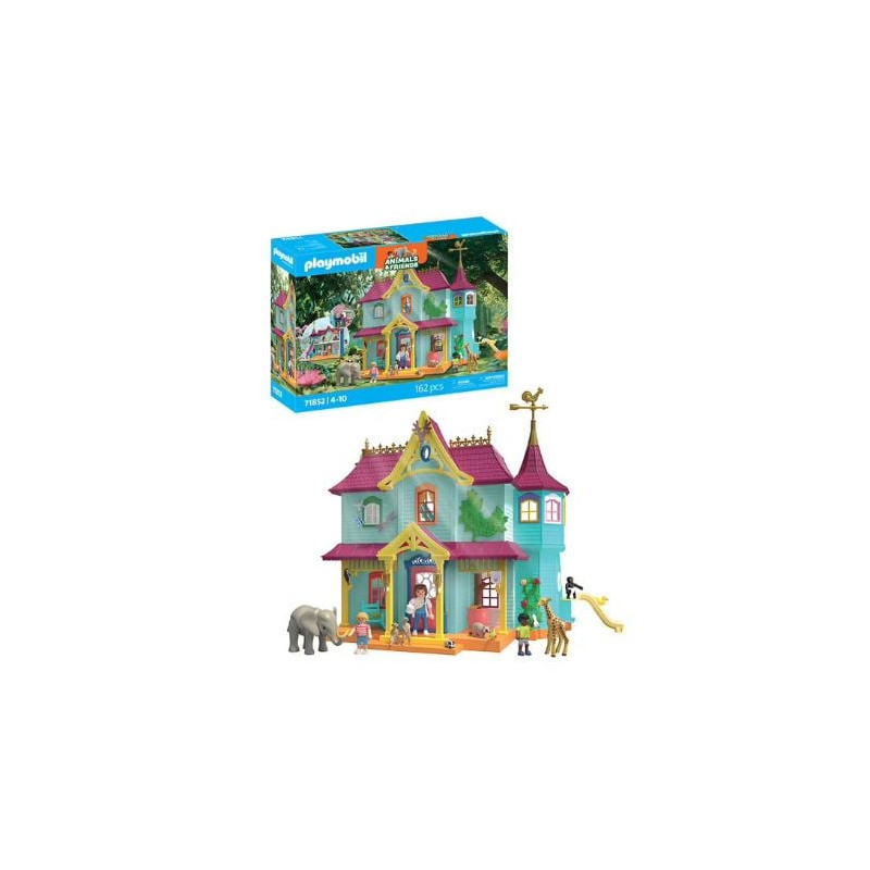 set da gioco playmobil 71852 animals and friends villa degli animali