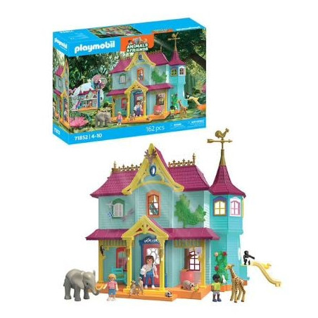 set da gioco playmobil 71852 animals and friends villa degli animali
