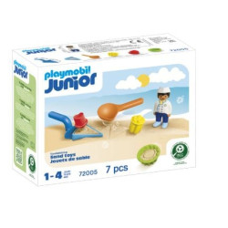 set da gioco playmobil 72005 junior pasticceria di sabbia multicolore