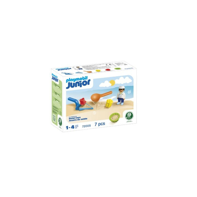 set da gioco playmobil 72005 junior pasticceria di sabbia multicolore