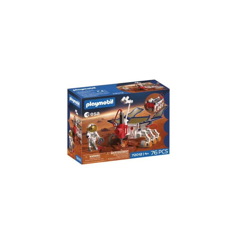 set da gioco playmobil 72012 esa rover per l'esplorazione di