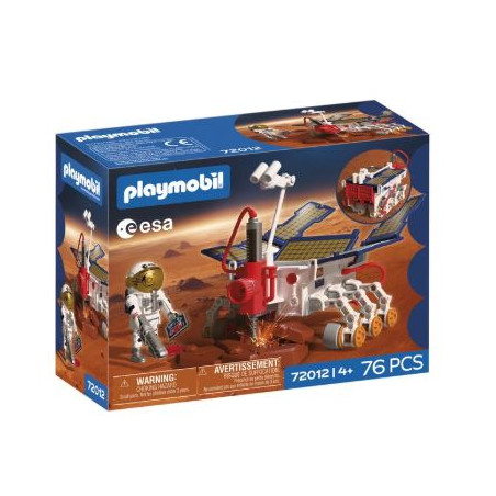 set da gioco playmobil 72012 esa rover per l'esplorazione di