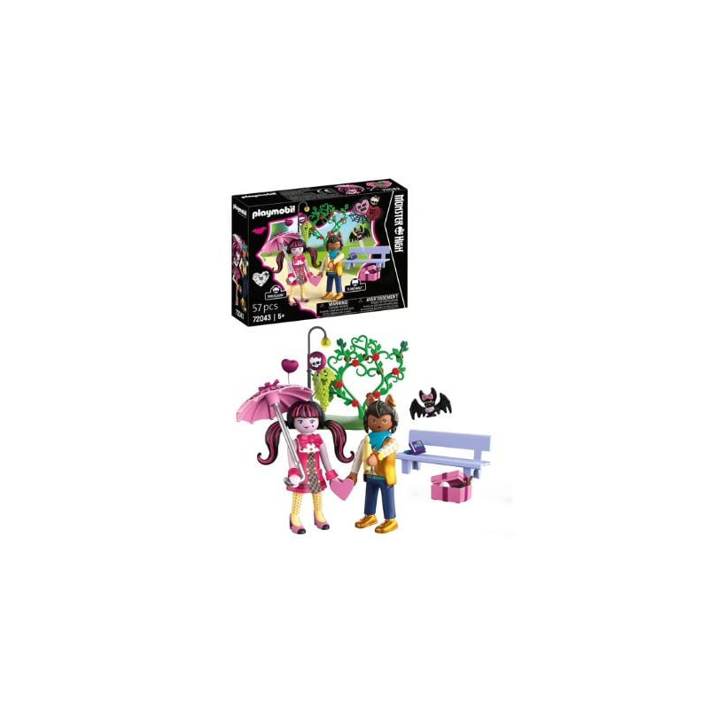set da gioco playmobil 72043 monster high appuntamento per san valentino