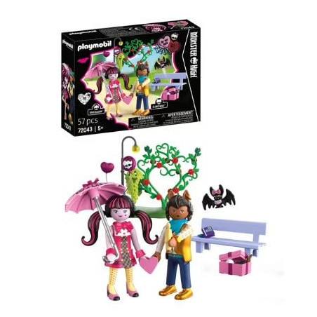 set da gioco playmobil 72043 monster high appuntamento per san valentino