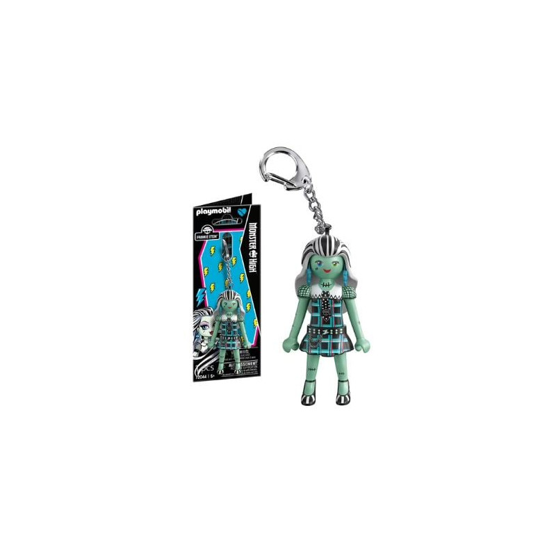 portachiavi playmobil 72044 monster high frankie stein multicolore