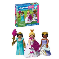 set da gioco playmobil 72055 princess trio di principesse multicolore