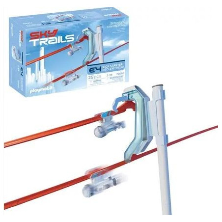 set da gioco playmobil 72060 sky trails e4 grilletto multicolore