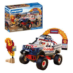 set da gioco playmobil 72061 camion fuoristrada multicolore 73pz