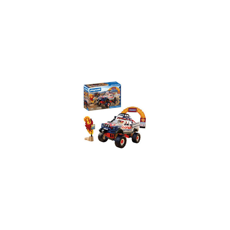 set da gioco playmobil 72061 camion fuoristrada multicolore 73pz