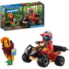 set da gioco playmobil 72064 quad fuoristrada multicolore 34pz [72064]