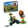 set da gioco playmobil 72065 pilota di motocross multicolore 21pz