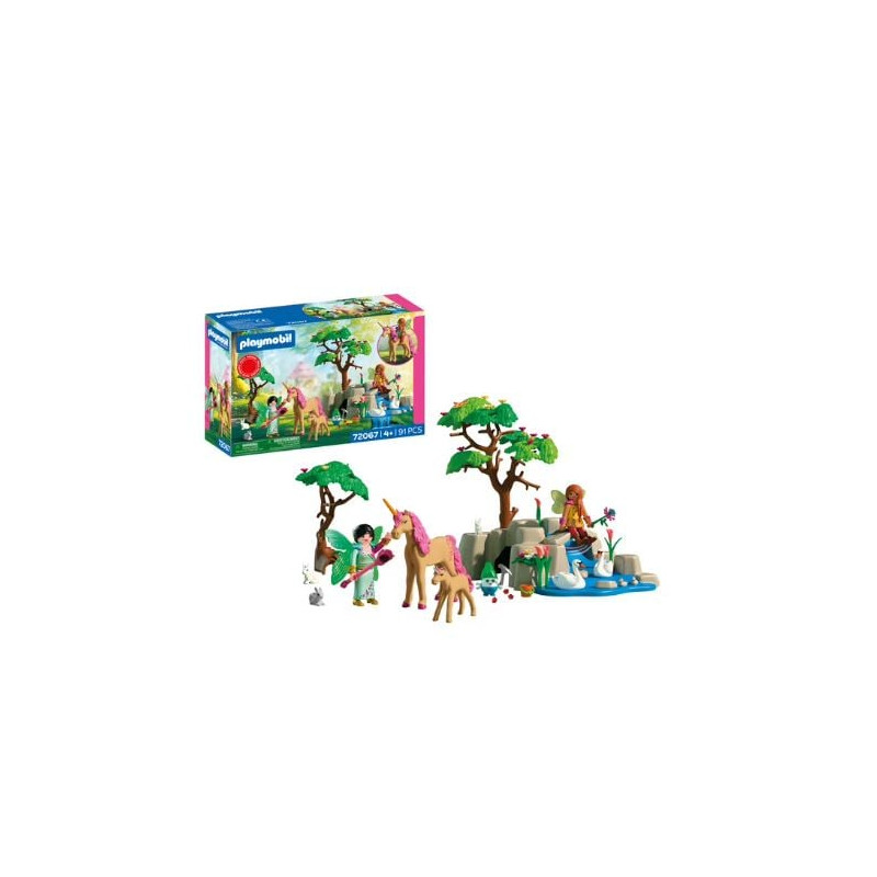 set da gioco playmobil 72067 magic una giornata con le fate multicolore