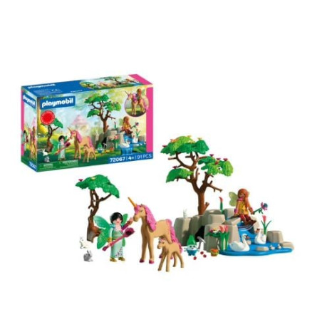 set da gioco playmobil 72067 magic una giornata con le fate multicolore
