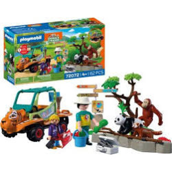 set da gioco playmobil 72071 animals & friends avventura nella