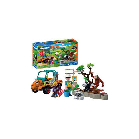 set da gioco playmobil 72071 animals & friends avventura nella