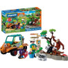 set da gioco playmobil 72072 animals & friends zoo guardiano
