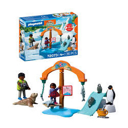set da gioco playmobil 72073 animals & friends zoo esplorare