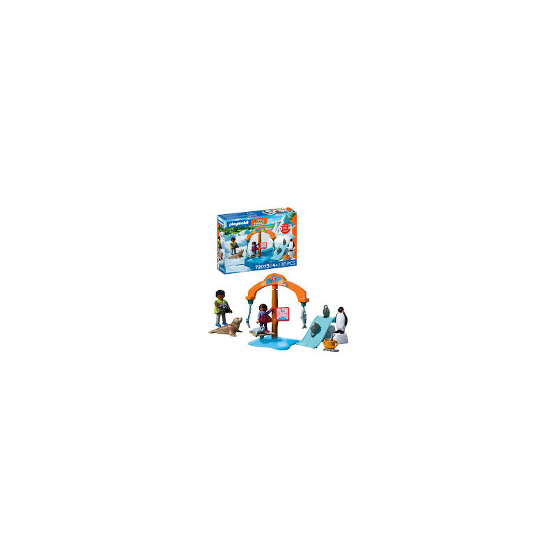 set da gioco playmobil 72073 animals & friends zoo esplorare
