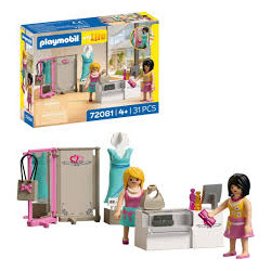 set da gioco playmobil 72081 mylife boutique di moda multicolore