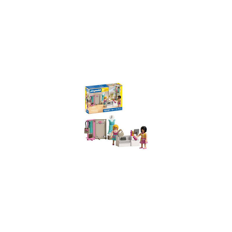 set da gioco playmobil 72081 mylife boutique di moda multicolore