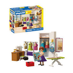 set da gioco playmobil 72082 mylife studio di design di moda multicolore