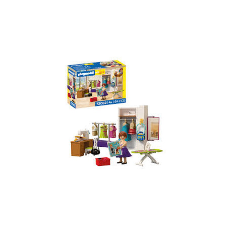 set da gioco playmobil 72082 mylife studio di design di moda multicolore