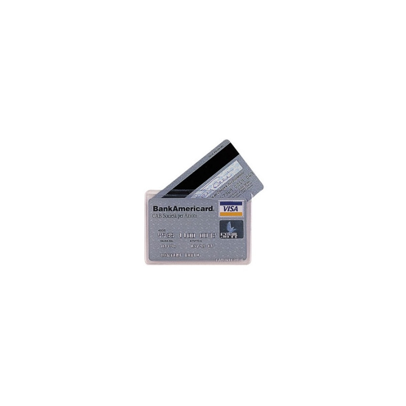 buste trasparenti favorit 50 pz. custodie salva carte 02/7830 95x65mm
