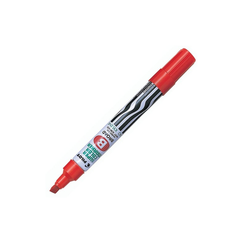 marcatore super color permanent rosso p.scalpello 2-4,5mm [002423]