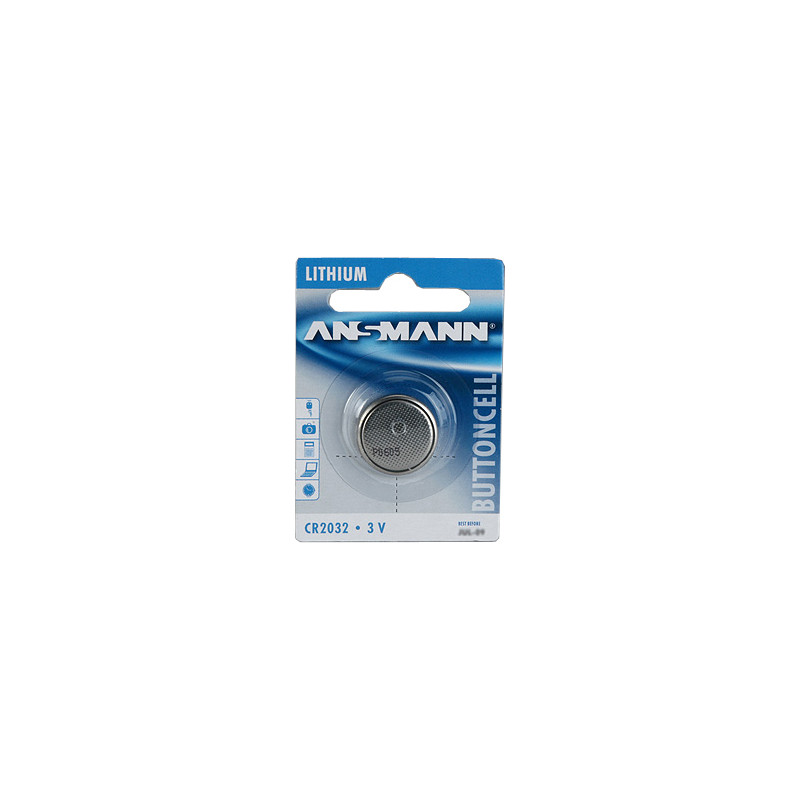 pila ansmann 1 pz. a bottone litio cr 2032 [522513]