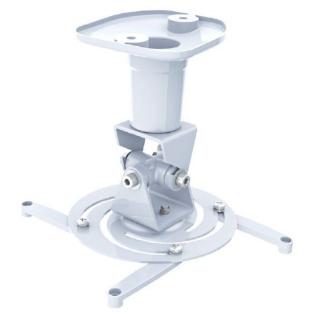 Supporto a soffitto techly per videoproiettore, bianco