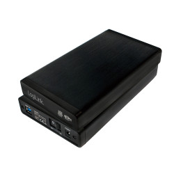 box hard disk esterno 3,5 logilink sata, 3.0, nero [ua0284]