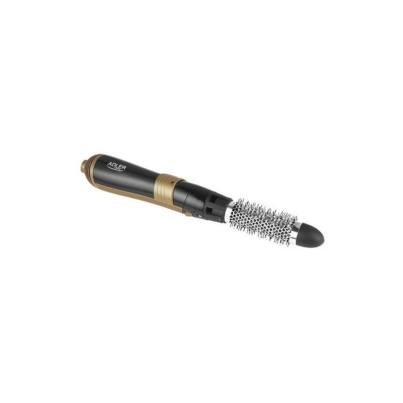 spazzola arricciapelli rotante adler ad 2022 (1000 w nero) [ad 2022]