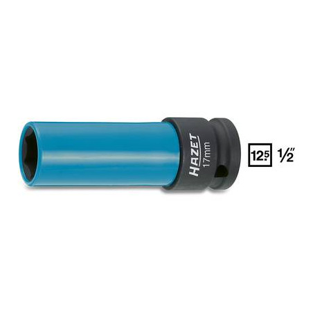 inserto a bussola impact esagono esterno 17 mm 1/2 (12.5 mm) hazet