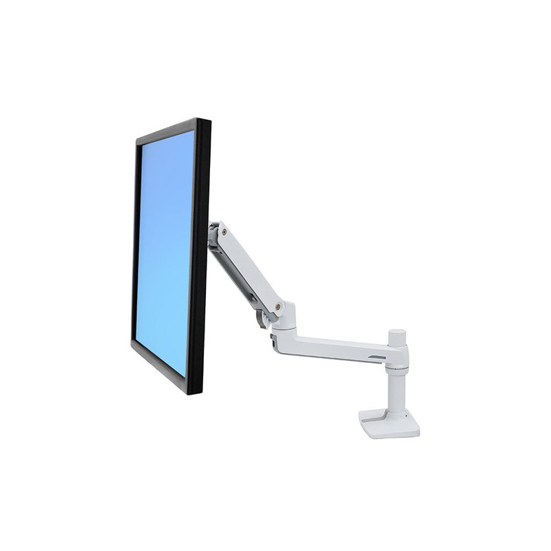 supporto monitor ergotron lx series 45-490-216 32" bianco