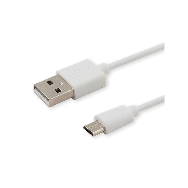 cavo usb savio cl-123 (micro usb - usb 2.0 1m bianco) [cl-123]
