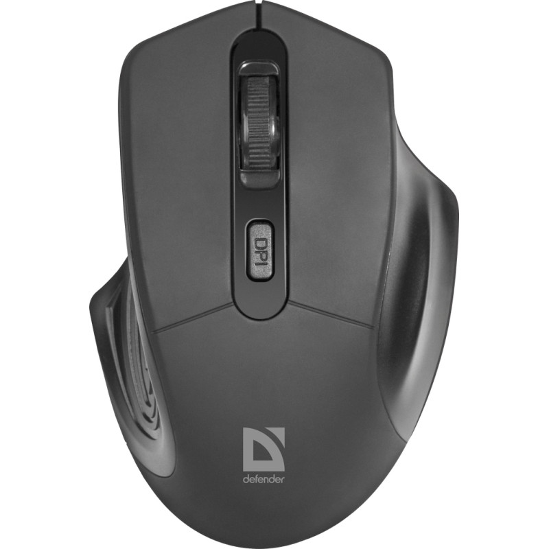 mouse defender datum mb-3454 1600dpi 4p nero [52345]