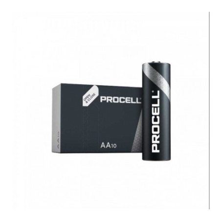 pile alcaline duracell procell mn1500i aa 1,5v 10pz [pro1500]