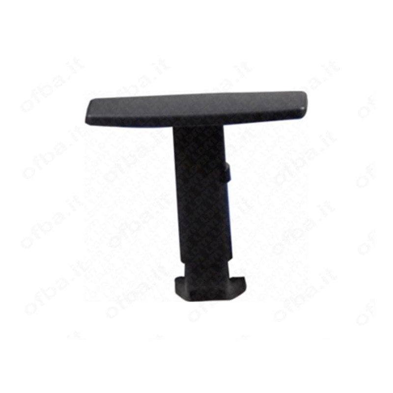 braccioli per sedute unisit accbrfrr2 2pz nero [accbrfrr2]