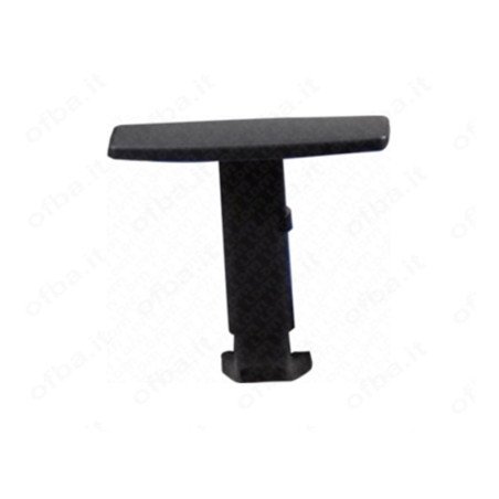 braccioli per sedute unisit accbrfrr2 2pz nero [accbrfrr2]