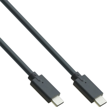 cavo inline usb 3.2 gen.2 usb tipo c m / m 0.5m nero