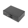 switch kvm digitus 2-porte single-display 4k hdmi nero [dig]