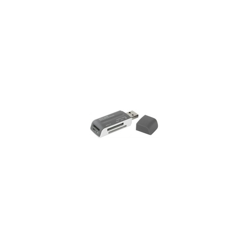 lettore di schede di memoria defender ultra swift usb 2.0 grigio/bianco