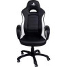 sedia gaming nacon ch-350ess licenza ufficiale playstation nero/bianco
