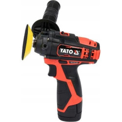 lucidatrice yato a batteria 12v 1.5ah rosso/nero [yt-82903]