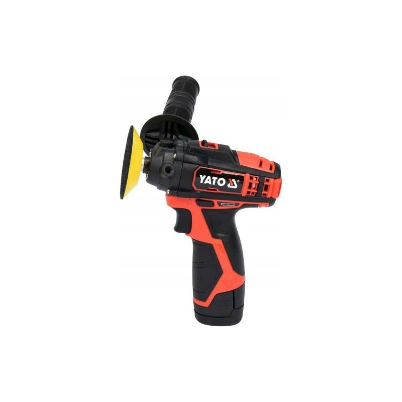 lucidatrice yato a batteria 12v 1.5ah rosso/nero [yt-82903]