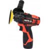 lucidatrice yato a batteria 12v 1.5ah rosso/nero [yt-82903]